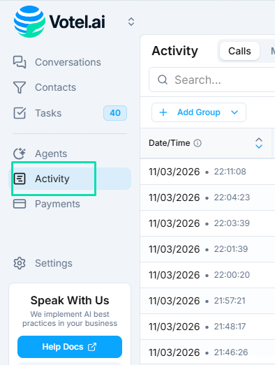 Using Activity Logs to Improve